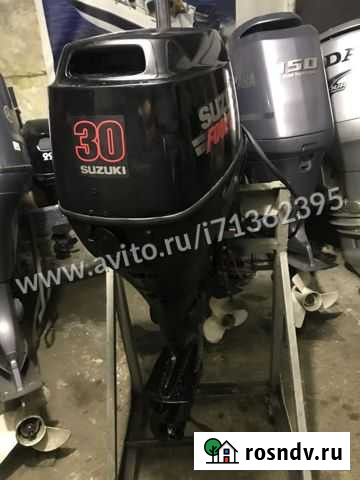 Лодочный мотор suzuki DF 30, нога S(381), из Япон Владивосток - изображение 1
