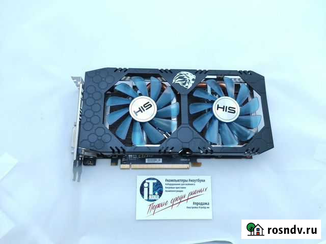 Видеокарта RX 570 4GB HIS IceQ X? (Гарантия) Ростов-на-Дону - изображение 1