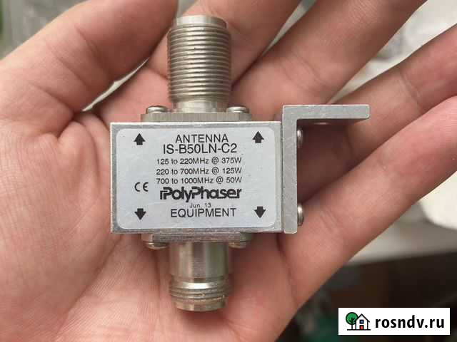 Грозоразрядник PolyPhaser IS-B50LN-C2 Екатеринбург - изображение 1