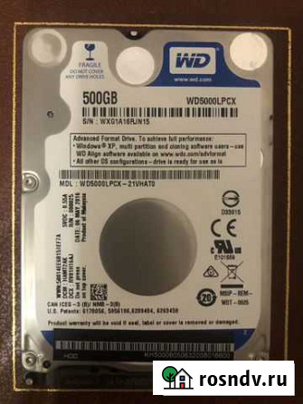 Hdd 500gb для ноутбука Великий Новгород - изображение 1