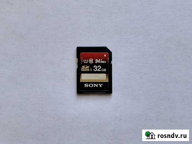 Карта памяти Sony sdhc 32 гб (SF32UXT) Екатеринбург - изображение 1
