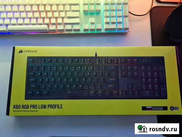 Corsair K60 PRO Low Profile (как новая) Москва - изображение 1