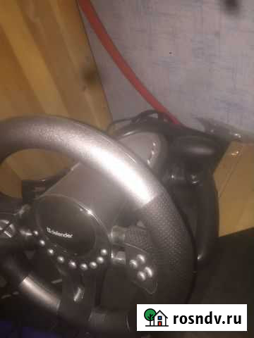 Игровой руль с педалями Магнитогорск - изображение 1