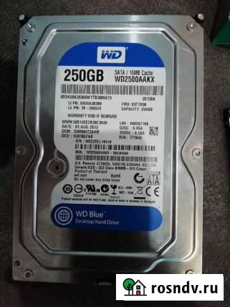 Жесткий диск WD Blue 250 gb Иркутск - изображение 1