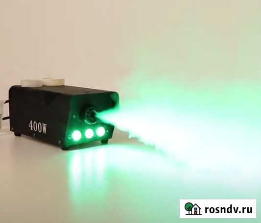 Генератор дыма 400W RGB 3IN1 с подсветкой Казань - изображение 1