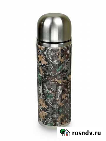Термос Арктика с узким горлом с оплеткой хаки Хабаровск - изображение 1