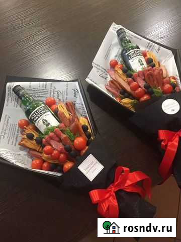 Мужской букет,букет из фруктов, овощей,сладостей,н Клинцы - изображение 1