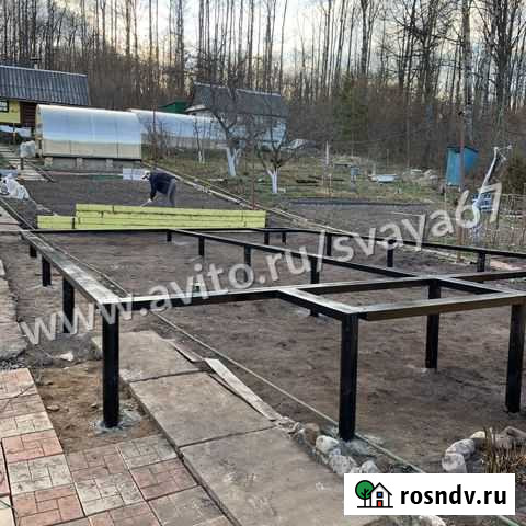 Сваи винтовые/пристройка к дому на сваях Рославль - изображение 1
