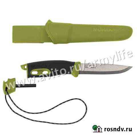 Нож Morakniv Spark Green, нерж. сталь, зелёный Пермь