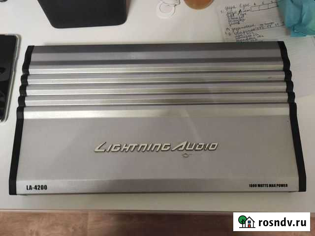 Усилитель Lightning Audio LA-4200 в хорошем состоя Нижневартовск - изображение 1