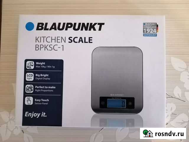 Весы кухонные электронные Blaupunkt Сланцы - изображение 1