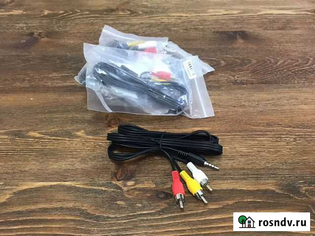 Кабель-переходник Mini Jack (Джек) 3.5 мм - 3 x RC Томск - изображение 1