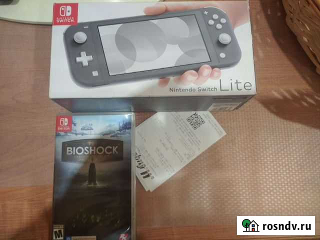 Nintendo switch lite 32gb + игры Брянск - изображение 1