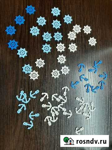 Пуговицы штурвалы и якоря деревянные Киров - изображение 1