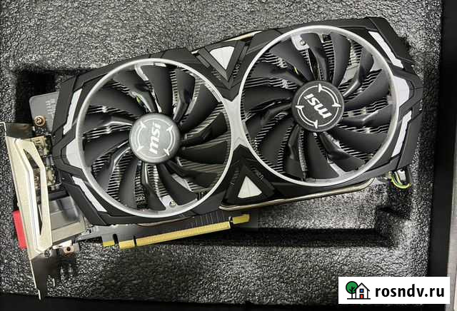 Новая 1060-3gb MSI Armor Тамбов - изображение 1