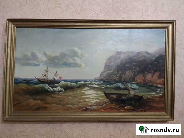 Картина маслом на холсте большая Калуга - изображение 1