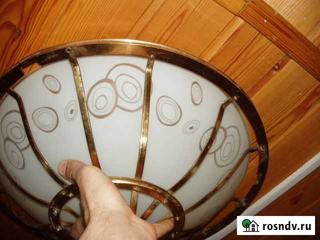 Люстра из латуни 1938 год Калуга - изображение 1