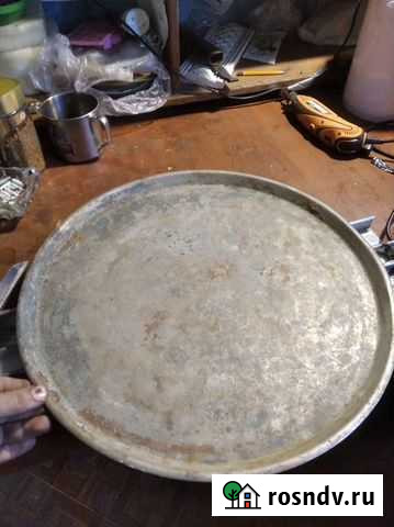 Поднос латунный под самовар. 19-20век Благовещенск - изображение 1