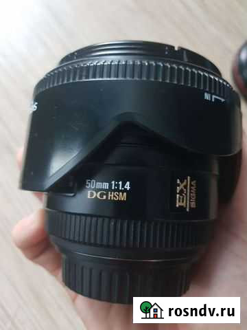 Объектив sigma 50 1.4 ef canon Тюмень - изображение 1