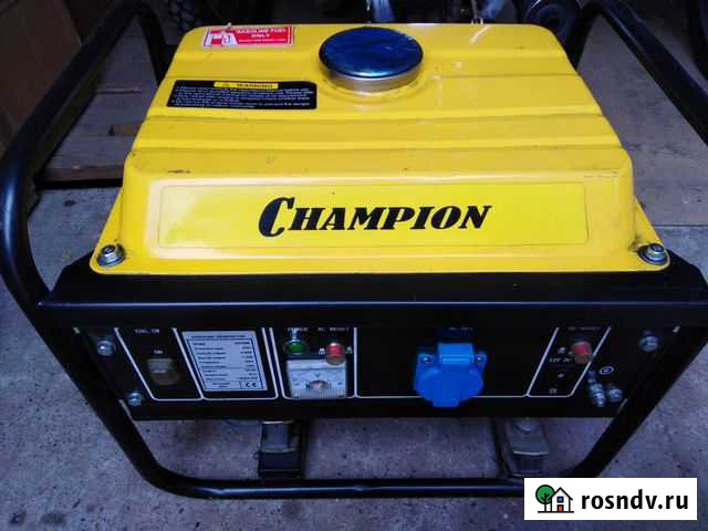 Бензиновый генератор Champion GG1300.Новый Улан-Удэ - изображение 1