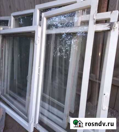 Деревянные окна со стеклопакетом бу Поспелиха - изображение 1