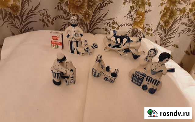 Гжель статуэтки СССР Истра - изображение 1