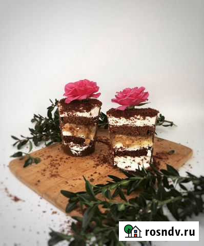 Торты меренговый рулет муссовые бисквитные шоколад Саратов - изображение 1