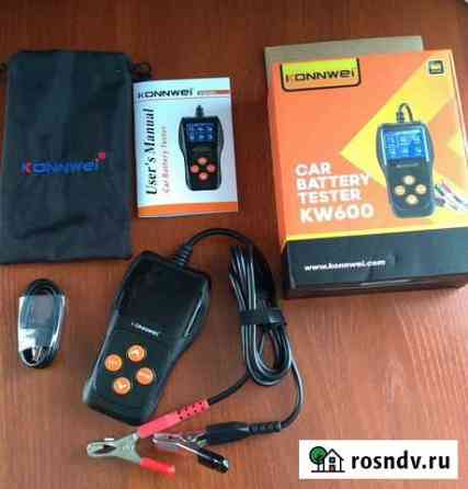 Тестер аккумулятора konnwei KW600 Итатский