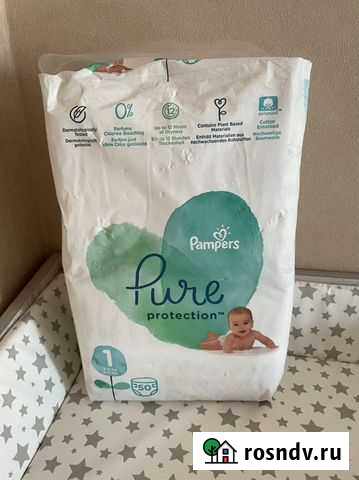 Памперсы pampers pure 2-5кг Иркутск - изображение 1