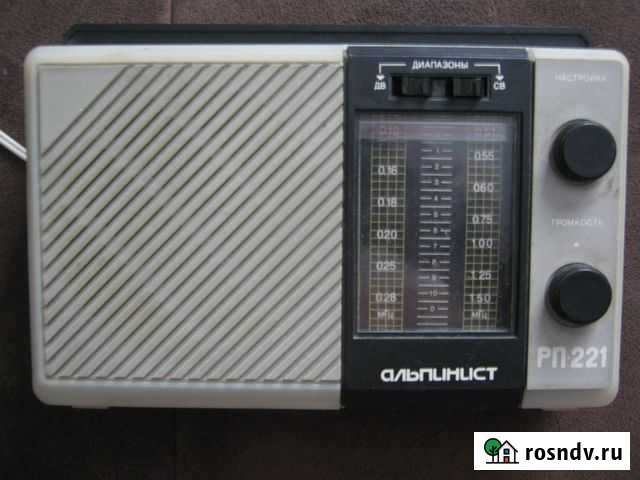 Радио приемник Альпинист рп\-221 СССР 1991 год Тюмень - изображение 1