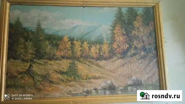 Картина маслом на холсте пейзаж Бийск - изображение 1