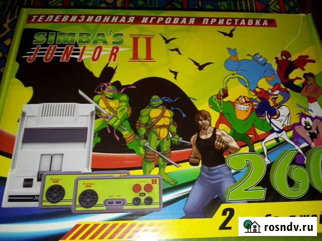 Dendy +260 встроенных игр (Модель Turtles) Самара - изображение 1