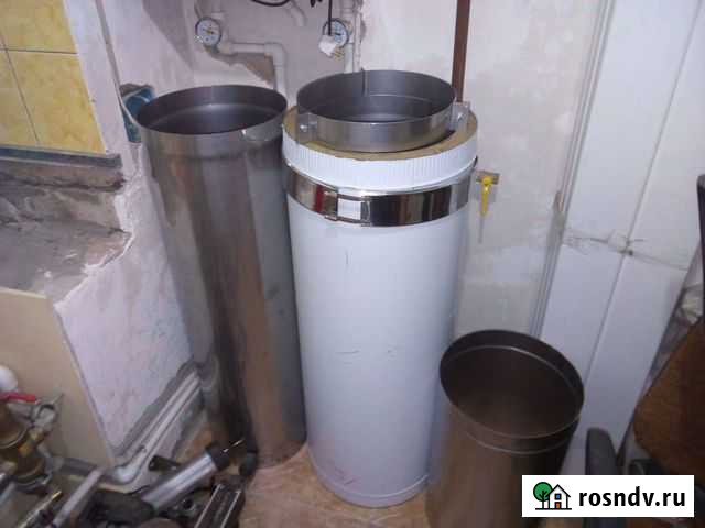 Трубы дымоходные из нержавейки 300/380 1мм Кострома - изображение 1