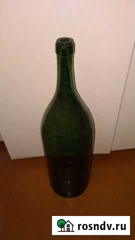 Коллекционная бутылка из зеленого стекла Нижний Новгород - изображение 1