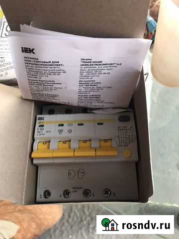 Дифференциальный автомат iek ад14,узо Тольятти - изображение 1