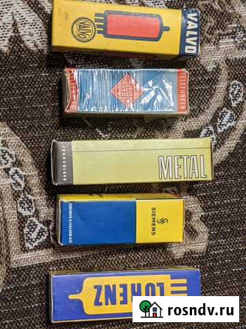 Радиолампы импортные новые и б\у Омск - изображение 1