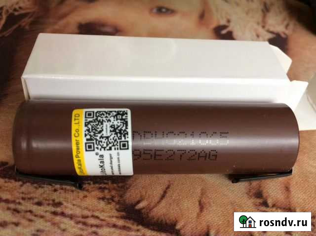 LiitoKala HG2 18650 3000mAh 3.6V 20A Новороссийск - изображение 1