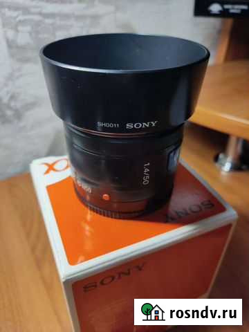 Sony 50 mm 1.4 SAL Орск - изображение 1