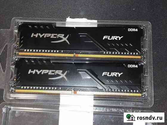 DDR4 16Gb 2x8gb HyperX Fury Black 3000mhz Москва