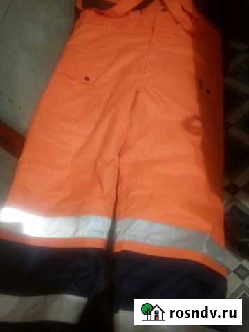 Тёплые штаны - полукомбез, размер 60/62 Мурманск - изображение 1