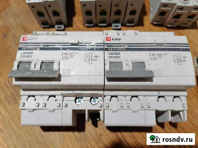 Автоматы диф+авто.выключ. +розетки и выключатели Саратов - изображение 1