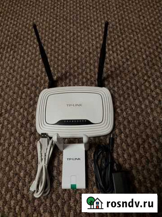 TP-link TL-WR841N и WiFi TP-link TL-WN822N Самара - изображение 1