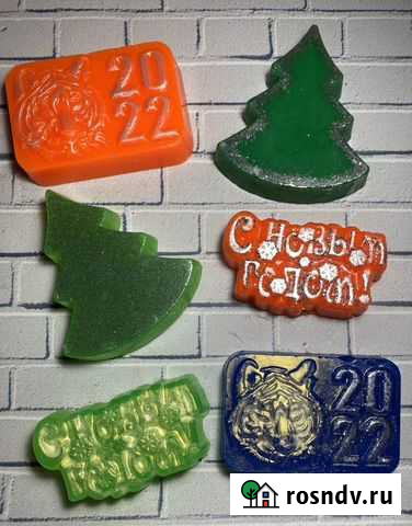 Новогоднее Мыло ручной работы Красноярск - изображение 1