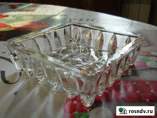 Пепельница стеклянная СССР коллекция Барнаул - изображение 1