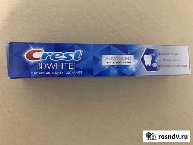 Зубная паста Crest Отбеливающая из Америки Оренбург - изображение 1