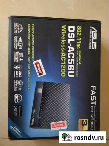 Wi-Fi роутер asus DSL-AC56U Алушта - изображение 1
