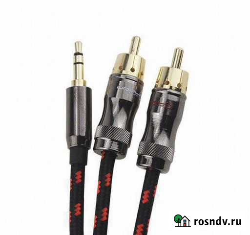 Кабель Урал mini jack 2RCA ural Улан-Удэ - изображение 1