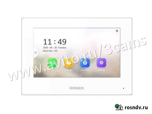 HiWatch DS-D100imwf IP видеодомофон Краснодар - изображение 1