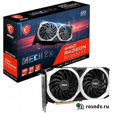 Продам видеокарту MSI rx 6600 xt mech Нижнекамск - изображение 1