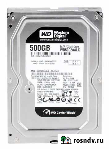 WD black 500gb SATA 6gb/s Ростов-на-Дону - изображение 1